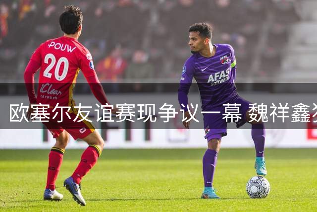 欧塞尔友谊赛现争议一幕 魏祥鑫犯规引锁喉冲突